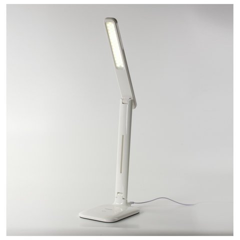 Настольная лампа-светильник SONNEN BR-889, на подставке, светодиодная, 8 Вт, белый, 236662