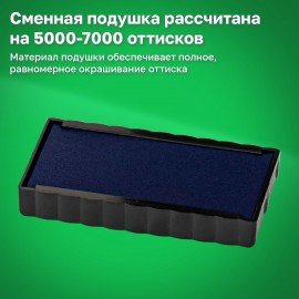 Оснастка для штампа, размер оттиска 47х18 мм, синий, TRODAT IDEAL 4912 P2, подушка в комплекте, 125420