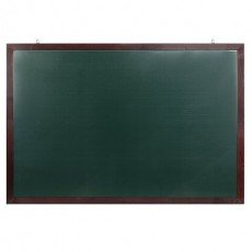 Доска для мела магнитная 100х150 см, зеленая, деревянная окрашенная рамка, Россия, BRAUBERG, 236894