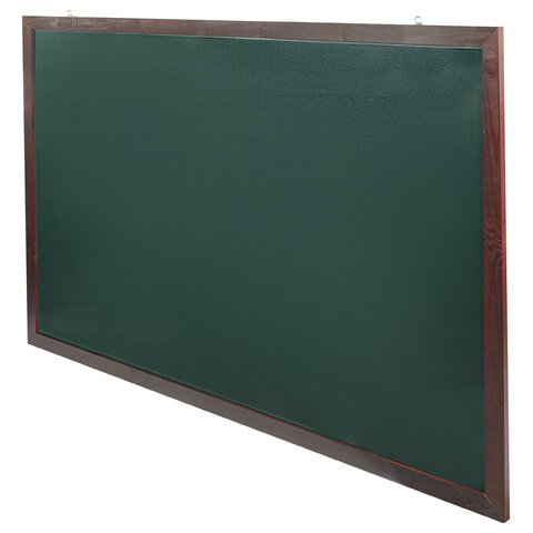 Доска для мела магнитная 100х150 см, зеленая, деревянная окрашенная рамка, Россия, BRAUBERG, 236894
