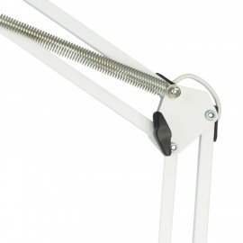 Настольная лампа светильник Леда С20 ПРО на струбцине, СВЕТОДИОДНАЯ, 8 Вт, ЛУПА (4,5/9 раз), белый