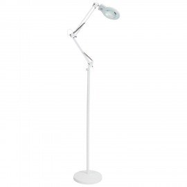 Светильник напольный Леда С20-043, ЛУПА (4,5/9 раз, стекло), торшер, светодиоды 8 Вт, высота 170 см