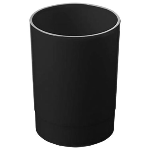 Подставка-органайзер (стакан для ручек), 70х70х90 мм, черный, ОФ777