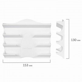Держатель магнитный для 4 маркеров для доски (130х152 мм), BRAUBERG "Standard", 237092
