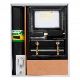 Набор настольный BESTAR "Artemis" из дерева, 10 предметов, цвет "черное дерево", 237216