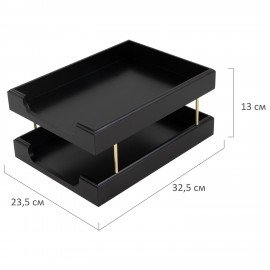 Набор настольный BESTAR "Titan" из дерева, 8 предметов, цвет "черное дерево", 237217