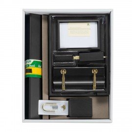 Набор настольный BESTAR "Titan" из дерева, 8 предметов, цвет "черное дерево", 237217