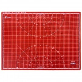 Коврик (мат) для резки ОСТРОВ СОКРОВИЩ, 5-ти слойный, А2 (600х450 мм), двусторонний, толщина 3 мм, 237443