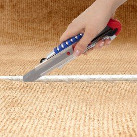 Нож универсальный мощный 25 мм BRAUBERG "Professional", металлический корпус, 237448