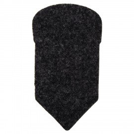 Стиратель магнитный для магнитно-маркерной доски ЮНЛАНДИЯ "Карандаш", 55х100 мм, желтый с рисунком, 237507