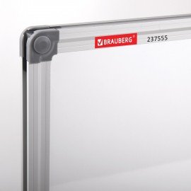 Доска магнитно-маркерная 90х120 см, алюминиевая рамка, BRAUBERG "Extra", 237555
