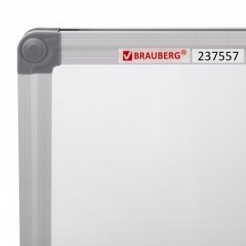 Доска магнитно-маркерная 90х180 см, алюминиевая рамка, BRAUBERG "Extra", 237557