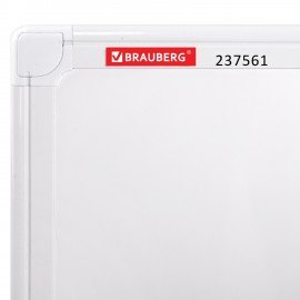 Доска магнитно-маркерная 60х90 см, ПВХ-рамка, BRAUBERG "Standard", 237561