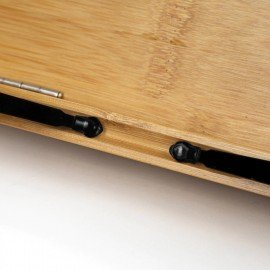 Подставка для книг и планшетов бамбуковая BRAUBERG, 28х20 см, регулируемый наклон, 237895