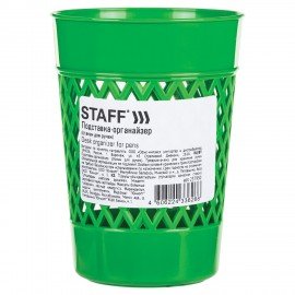 Подставка-органайзер (стакан для ручек) STAFF Basic, ассорти, 237950