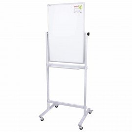 Доска магнитно-маркерная НА СТЕНДЕ 60х90 см, 2-сторонняя, STAFF, 238013