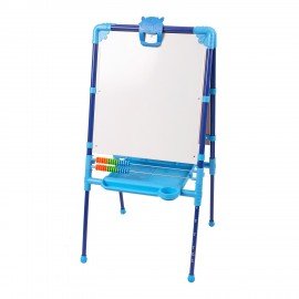 Мольберт растущий для мела/магнитно-маркерный, 53х46 см, BRAUBERG "NIKA KIDS", синий, 238049