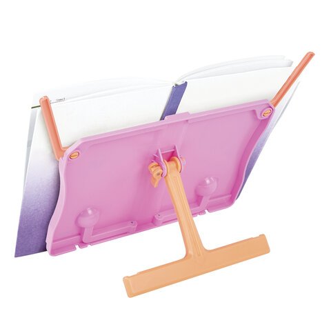 Подставка для книг и учебников BRAUBERG KIDS "Flamingo", регулируемый наклон, ABS-пластик, 238061