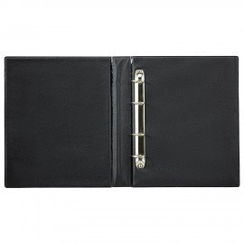 Альбом нумизмата без листов "OPTIMA", 230х270 мм, на кольцах, ПВХ, черный, STAFF, 238076