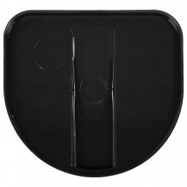 Подставка-органайзер BRAUBERG STYLE, 5 отделений, 132х122х108 мм, черная, 238096