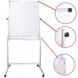 Доска магнитно-маркерная НА СТЕНДЕ 90х60 см, 2-сторонняя, BRAUBERG, 238139