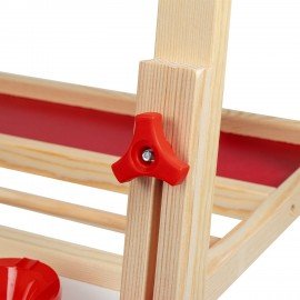 Мольберт растущий 3 в 1 для мела/магнитно-маркерный 50х50 см, бумага для рисования, BRAUBERG KIDS, 238150