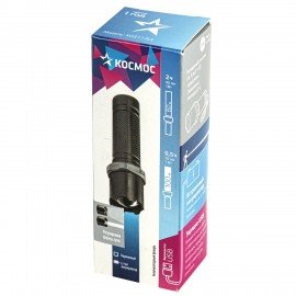 Фонарь аккумуляторный КОСМОС 1 Вт, LED, Li-ion, заряд от USB, KOS117Lit