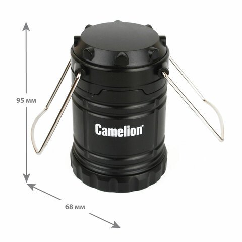 Фонарь туристический CAMELION 3Вт LED, питание 3xAAА (не в комплекте), контейнер и магнит, LED5632