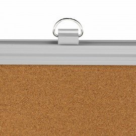 Доска пробковая для объявлений 45х60 см, алюминиевая рамка, BRAUBERG Extra, 238307