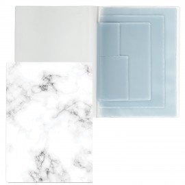 Папка-органайзер семейная для 4-х комплектов документов "Marble 1", А4, цветной принт, STAFF, 238339