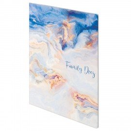 Папка-органайзер семейная для 4-х комплектов документов "Marble 2", А4, цветной принт, STAFF, 238341