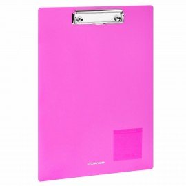 Доска-планшет пластиковая ERICH KRAUSE "Matt Neon", A4, ассорти, 55127