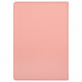 Обложка для паспорта, мягкий полиуретан, "PASSPORT", нежно-розовая, STAFF, 238403