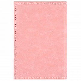 Обложка для паспорта экокожа, мягкая вставка изолон, "PASSPORT", розовая, STAFF "Profit", 238409