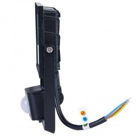 Прожектор светодиодный с датчиком движения 20Вт, 6500К, 1600Лм, IP65,122х146х51мм, черный, SONNEN, 238416