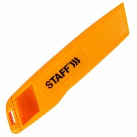 Нож универсальный мощный STAFF PRO, автофиксатор, ABS-пластик, 238734