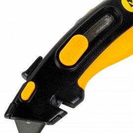 Нож универсальный мощный, BRAUBERG METALLIC PRO, автофиксатор, функция автовозврата, 238737