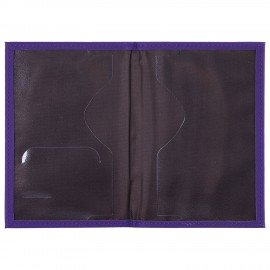 Обложка для паспорта "Passport map", экокожа soft touch, фиолетовая, STAFF, 238762