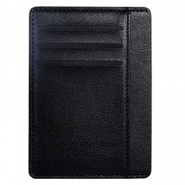 Картхолдер для трех карт с двумя дополнительными карманами, 12*8,6 см, черный, BRAUBERG, 238763