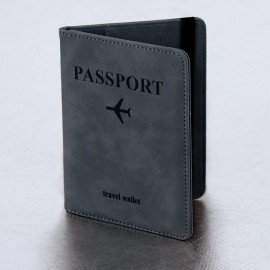 Обложка для паспорта и документов с защитой НАБОР 2 шт., 9 карманов, резинка, экокожа, темно-голубая/розовая, BRAUBERG, 238764
