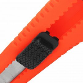 Нож канцелярский 18 мм КОМПЛЕКТ "5шт + 1шт В ПОДАРОК", фиксатор, блистер, BRAUBERG "Classic", 238773