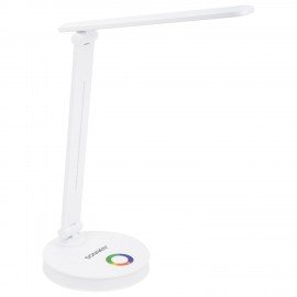 Настольная лампа светильник ночник SONNEN RG-001, LED, 6 Вт, 3 режима, RGB подсветка, белый, 238774