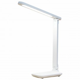 Настольная лампа светильник беспроводная SONNEN PT-102, USB, LED, 3 Вт, 3 режима, белый, 238777