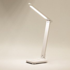 Настольная лампа светильник беспроводная SONNEN PT-102, USB, LED, 3 Вт, 3 режима, белый, 238777