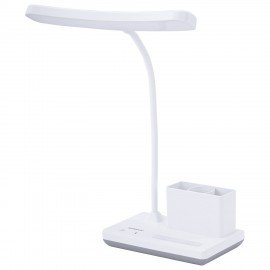 Настольная лампа светильник беспроводная SONNEN PT-301, органайзер, USB, LED, 4 Вт, 3 режима, 238778