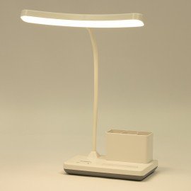 Настольная лампа светильник беспроводная SONNEN PT-301, органайзер, USB, LED, 4 Вт, 3 режима, 238778