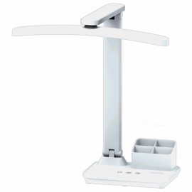 Настольная лампа светильник беспроводная SONNEN PT-401, органайзер, USB, LED, 5 Вт, 3 режима, 238779