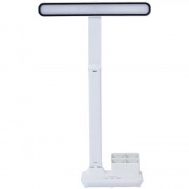 Настольная лампа светильник беспроводная SONNEN PT-401, органайзер, USB, LED, 5 Вт, 3 режима, 238779