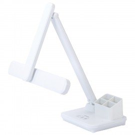 Настольная лампа светильник беспроводная SONNEN PT-401, органайзер, USB, LED, 5 Вт, 3 режима, 238779