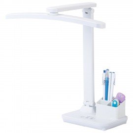 Настольная лампа светильник беспроводная SONNEN PT-401, органайзер, USB, LED, 5 Вт, 3 режима, 238779